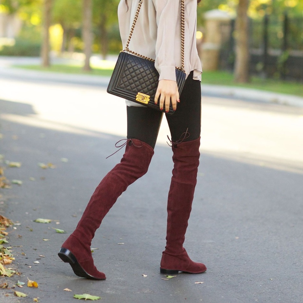 Stuart Weitzman Lowland boots. Size 8
